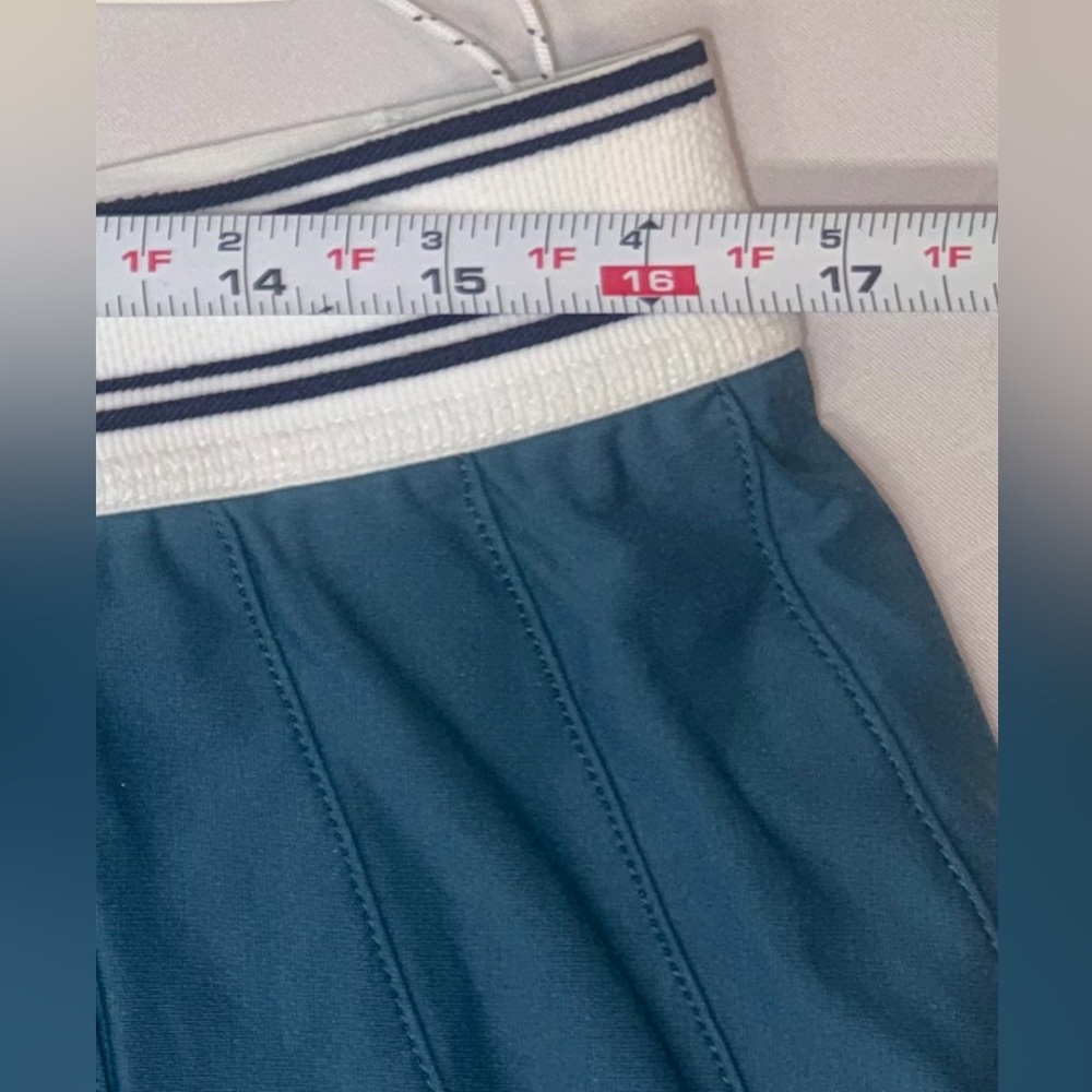 NEW Vineyard Vines Performance Pleated Skort Skirt Sz L Large Mallard Blue Golf - Picture 8 of 12
